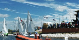 Our boats outside of the clubhouse